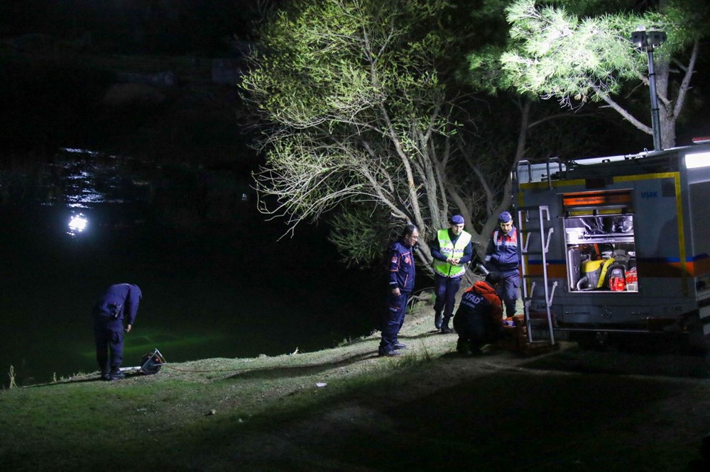 Uşak'ta otomobil gölete düştü: 1 kişi hayatını kaybetti - 7