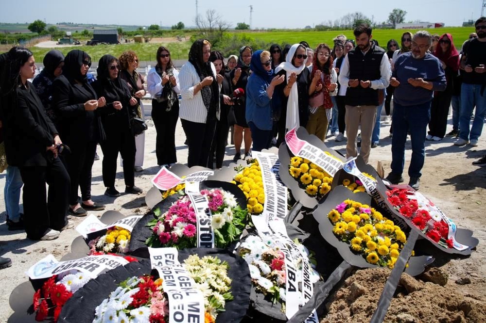 Şişli'de güpegündüz öldürülen Bahar Aksu'ya gözyaşlarıyla veda 75
