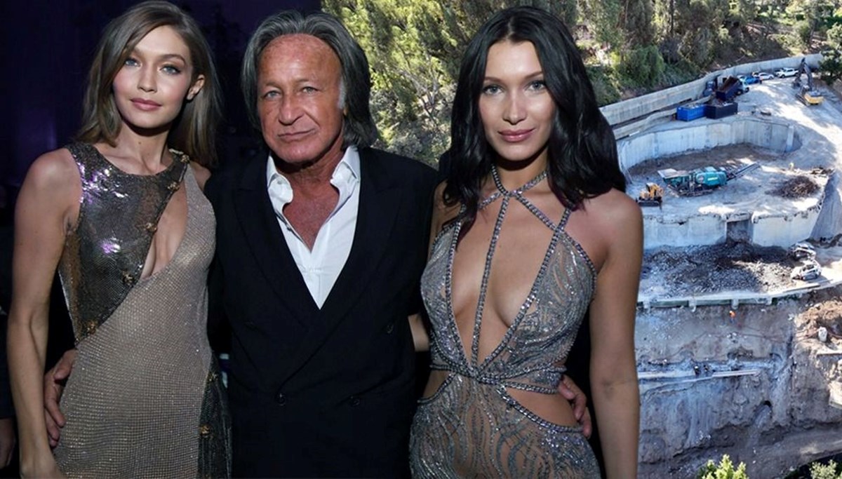 Gigi ve Bella Hadid'in babası Mohamed Hadid'in 100 milyon dolarlık malikanesi yıkıldı