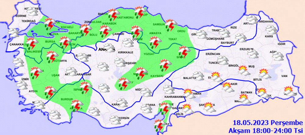 20 il için sağanak yağış uyarısı: Sıcaklıklar 4-6 derece düşecek - 10