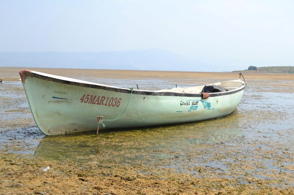 Marmara Gölü'nde su kalmadı - 4