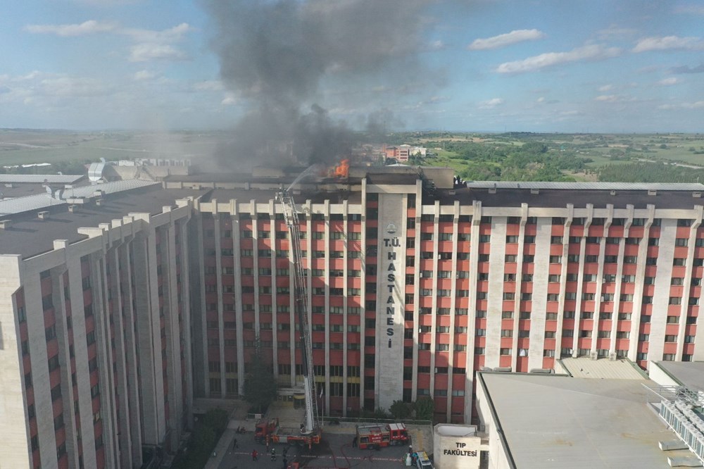 Trakya Üniversitesi Tıp Fakültesi Hastanesi’nde yangın - 8