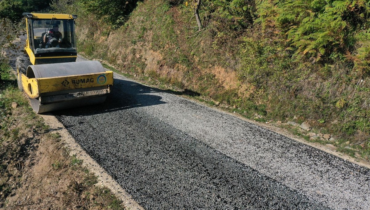 Ordu’da sıcak asfalt çalışmaları