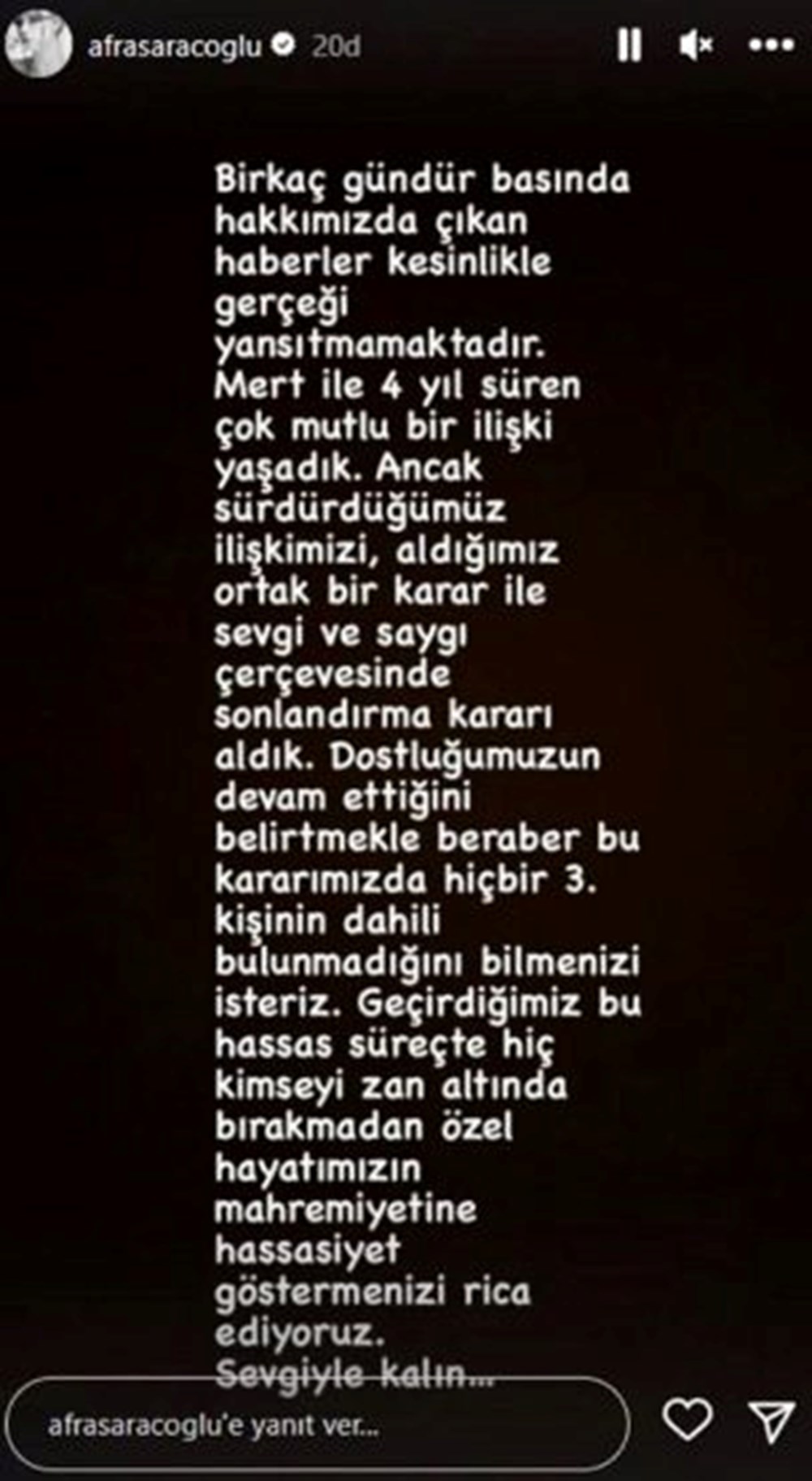 Aşkları biten Afra Saraçoğlu ile Mert Yazıcıoğlu'ndan karşılıklı hamleler - 2