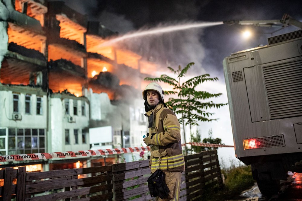 Başakşehir İkitelli Organize Sanayi Bölgesi'nde yangın - 15