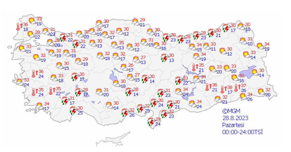 Kavurucu sıcaklara 3 günlük ara (Bu hafta hava nasıl olacak?) - 14