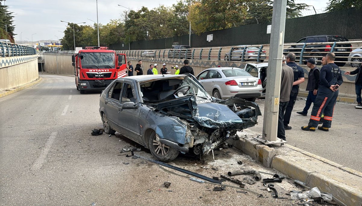 Elazığ'da zincirleme kaza: Yaralılar var