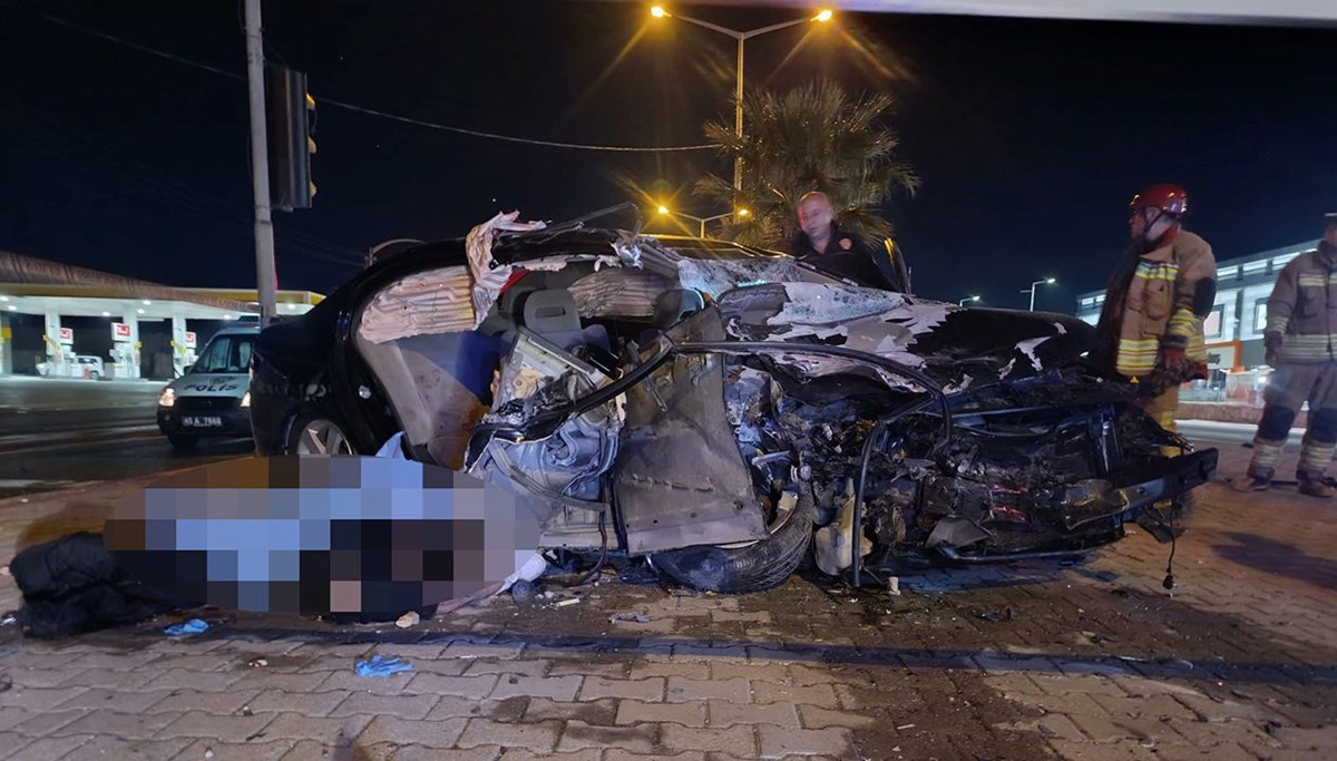 Manisa'da feci kaza: 1ölü, 3 yaralı