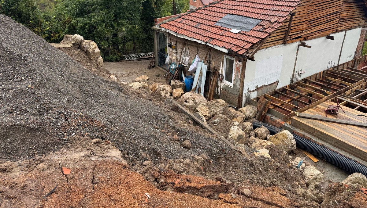 Bartın'da heyelan Bartın'da heyelan