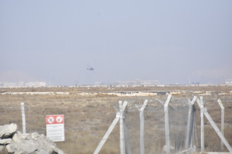 Konya'da askeri uçak düştü - 1