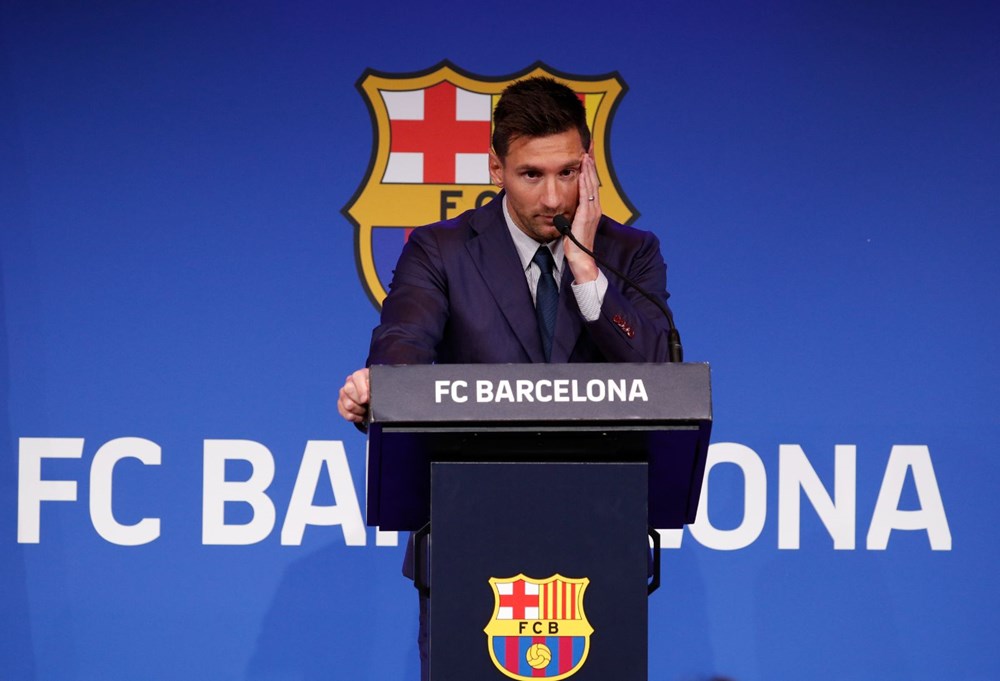 Bir devrin sonu: Lionel Messi, Barcelona'ya gözyaşları içinde veda etti - 6