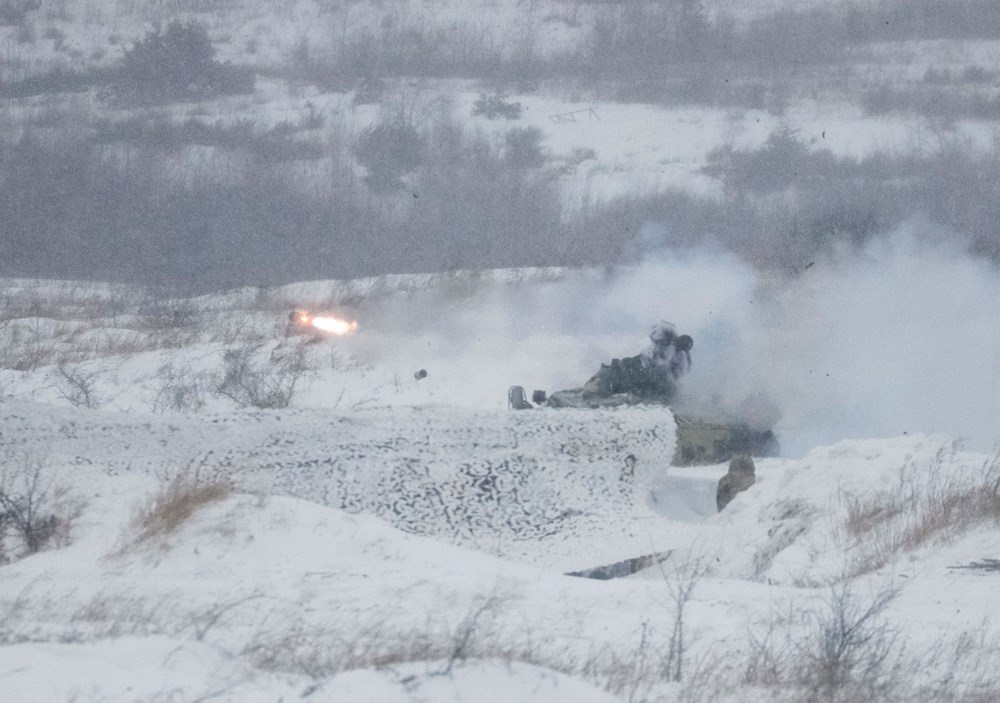 Ukrayna'da savaş hazırlığı: ABD'liler askerleri, askerler sivilleri eğitti - 13