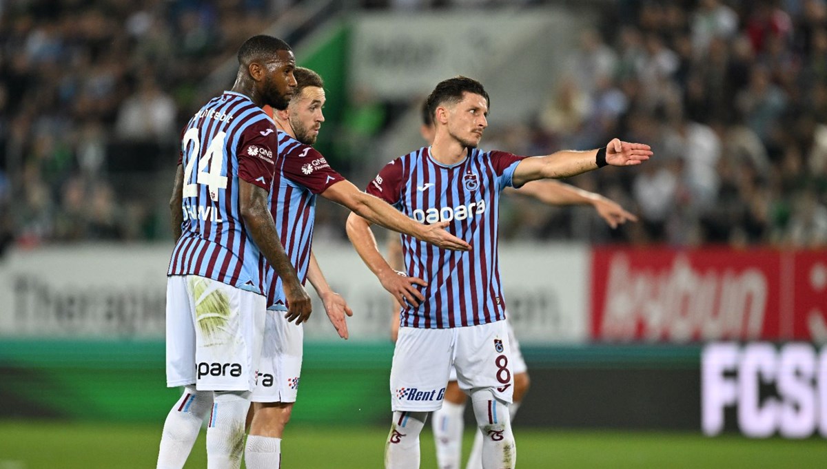 Trabzonspor, St. Gallen'e karşı tur peşinde (Muhtemel 11)