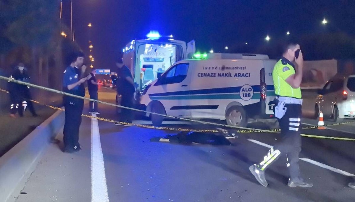 Yayaya çarpıp kaçtı