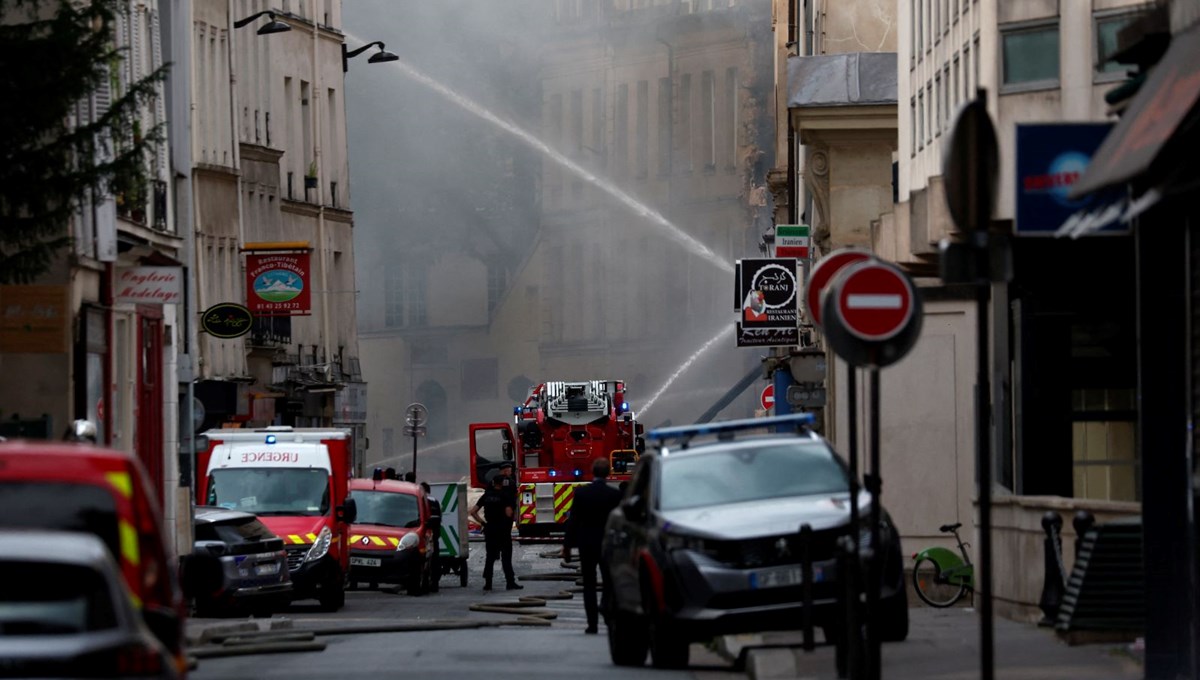 Paris'te doğalgaz patlaması: 24 yaralı