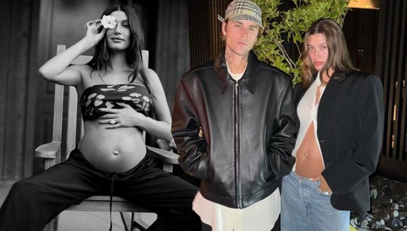 Kısa bir süre önce oğluna kavuşan Hailey Bieber'dan hamilelik günlerinden paylaşım
