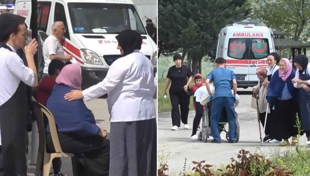 Huzurevinde yangın paniği: Sirenler çaldı, 75 kişi tahliye edildi