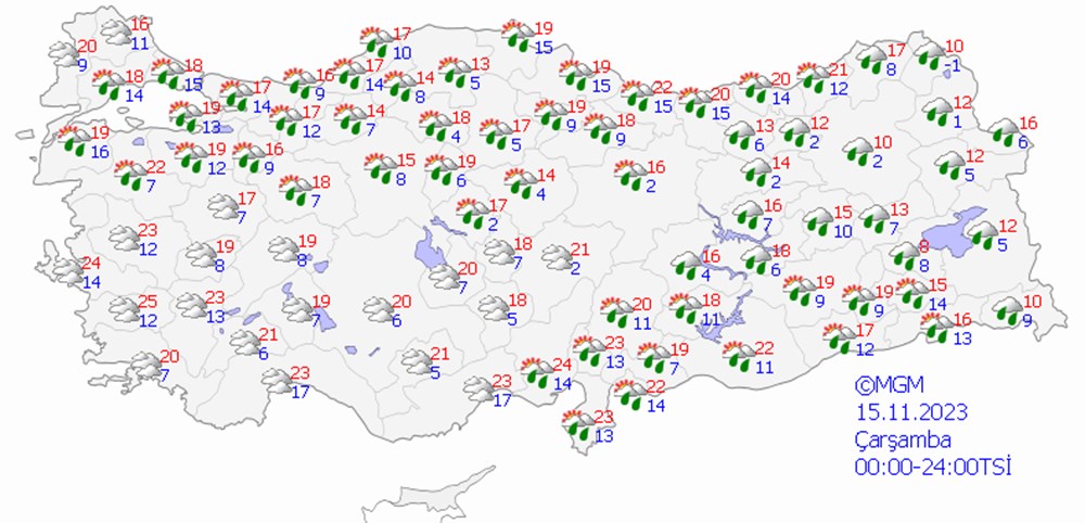 Önce yağmur sonra soğuk hava! Meteoroloji'den İstanbul, İzmir ve 11 il için uyarı - 13