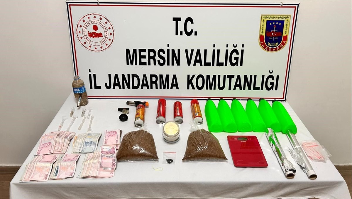 Mersin'de uyuşturucu operasyonu