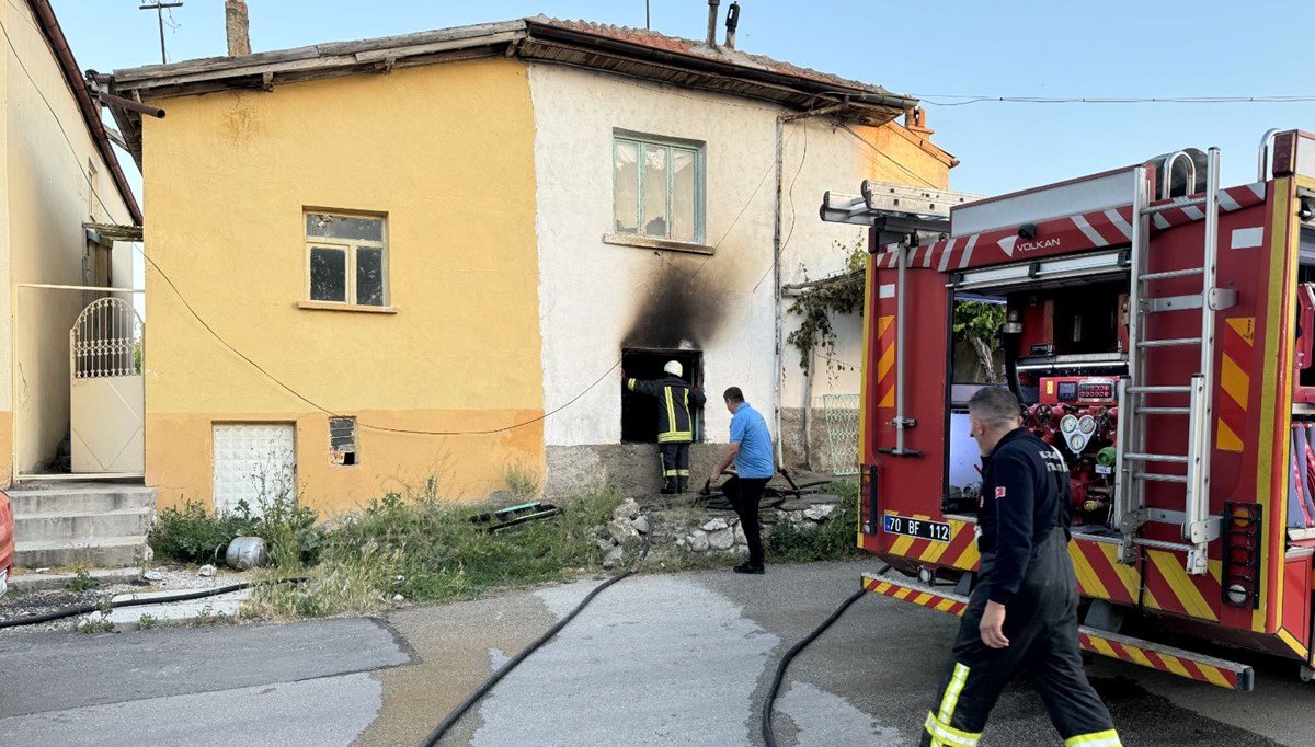 Ev sahibine kızdı, evi ateşe verdi