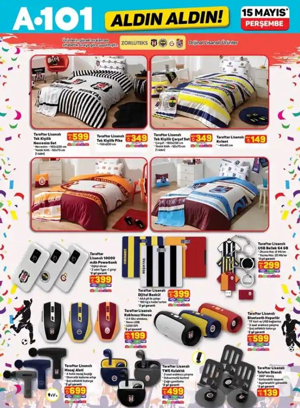 A101 15 Mayıs aktüel ürünler kataloğu: Kulaklık, yazıcı, televizyon, kettle ve buharlı temizleyici geliyor - 8