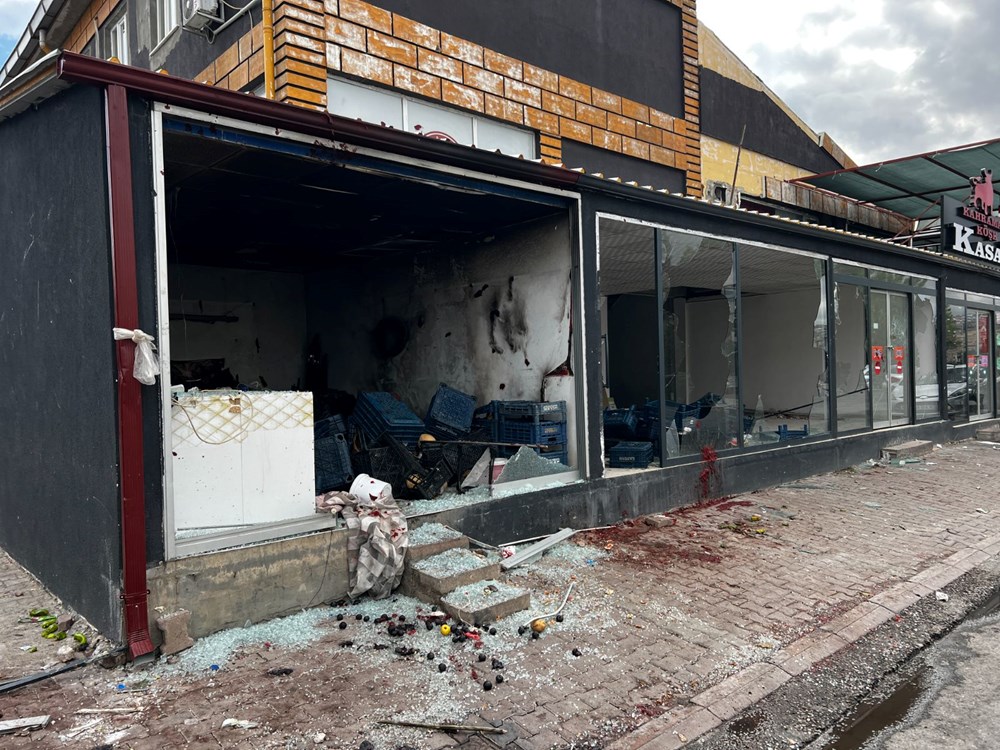 Kayseri'de 7 yaşındaki çocuğa taciz gerginliği: Araçları ters çevirip, iş yerlerini ateşe verdiler - 9