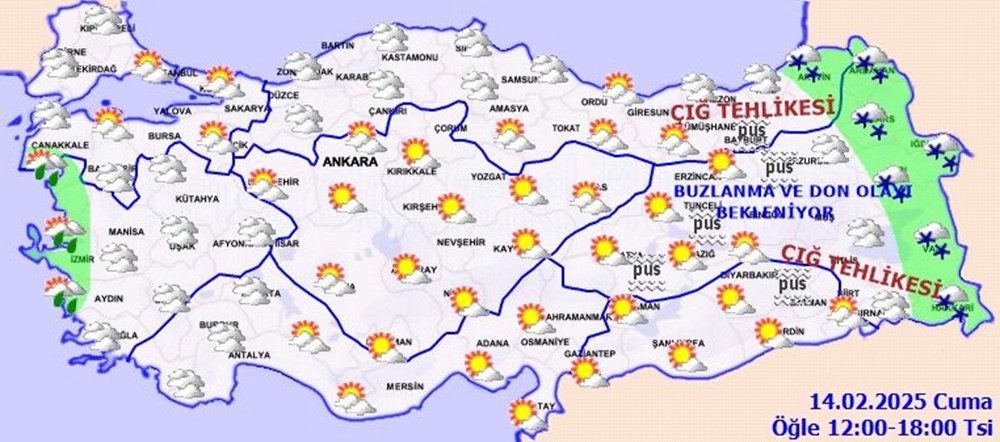 Soğuk havaya kısa bir ara: Önce yağmur sonra kar! - 4