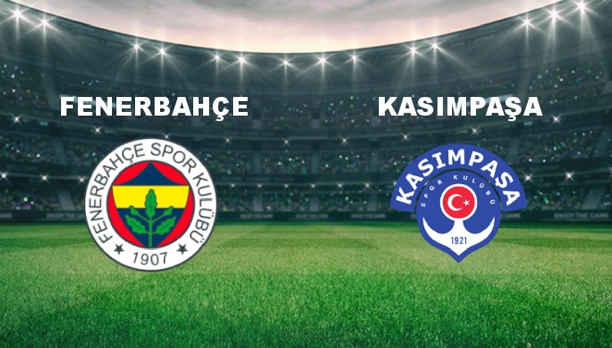Fenerbahçe, Kasımpaşa'yı konuk ediyor (Canlı anlatım)