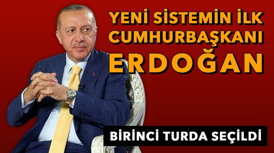 Cumhurbaşkanlığı seçimini Erdoğan ilk turda kazandı - 1