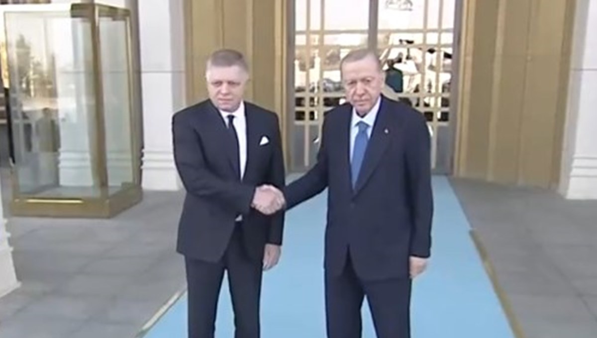 Cumhurbaşkanı Erdoğan, Slovakya Başbakanı Fico ile bir araya geldi
