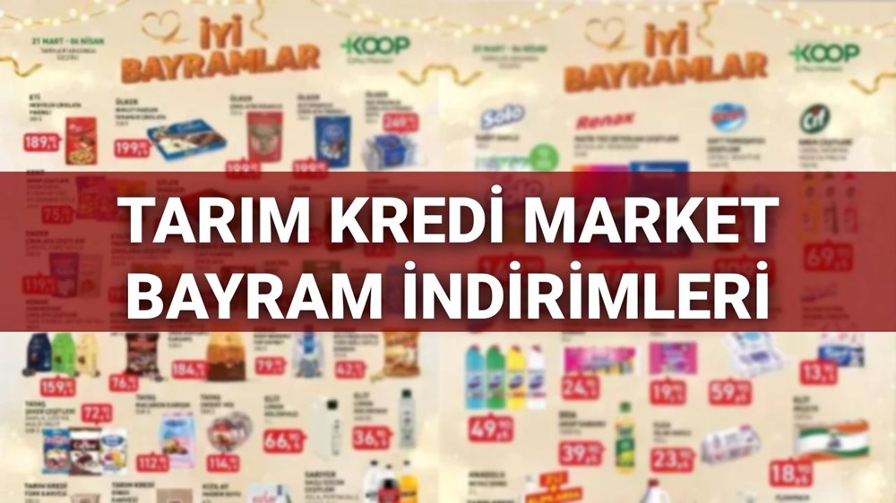 Tarım Kredi Kooperatif Marketleri 24 Mart-4 Nisan indirimli eserler listesi: Kahve, şeker, çikolata, kolonya ve paklık eserleri satışta 72