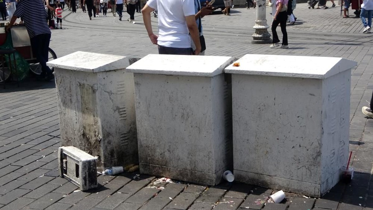 Taksim Meydanı’nda İzmir’deki faciayı hatırlatan görüntü