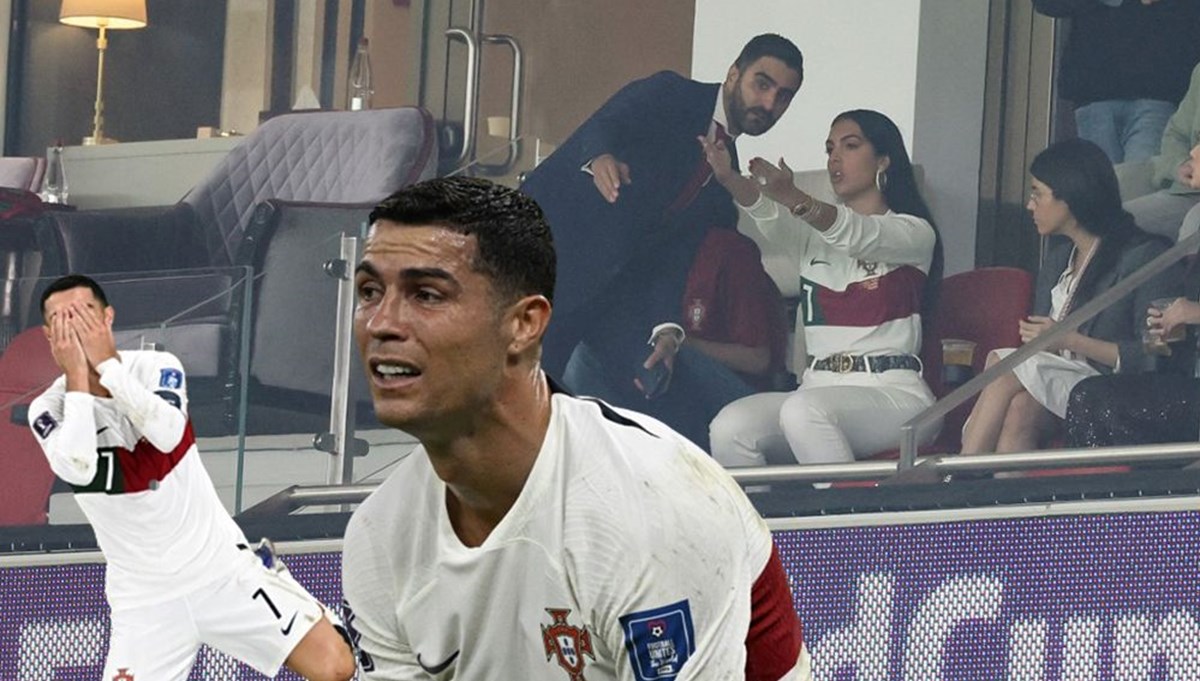 Cristiano Ronaldo için bir devir gözyaşlarıyla kapanırken sevgilisi Georgina Rodriguez'den teknik direktör Fernando Santos'a tepki