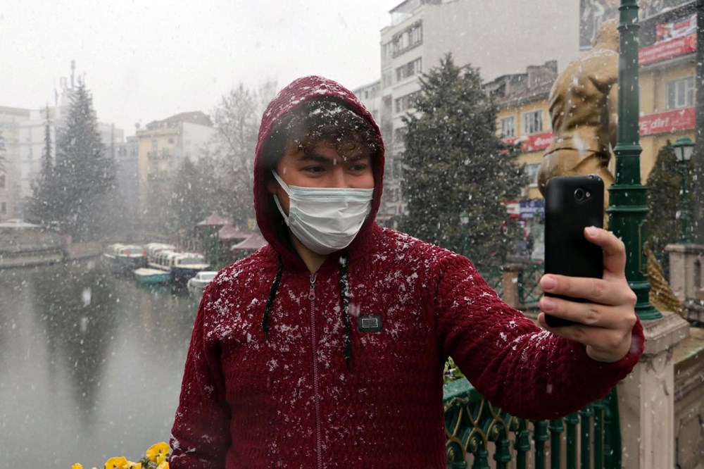 Eskişehir'de lapa lapa kar yağışı - 3