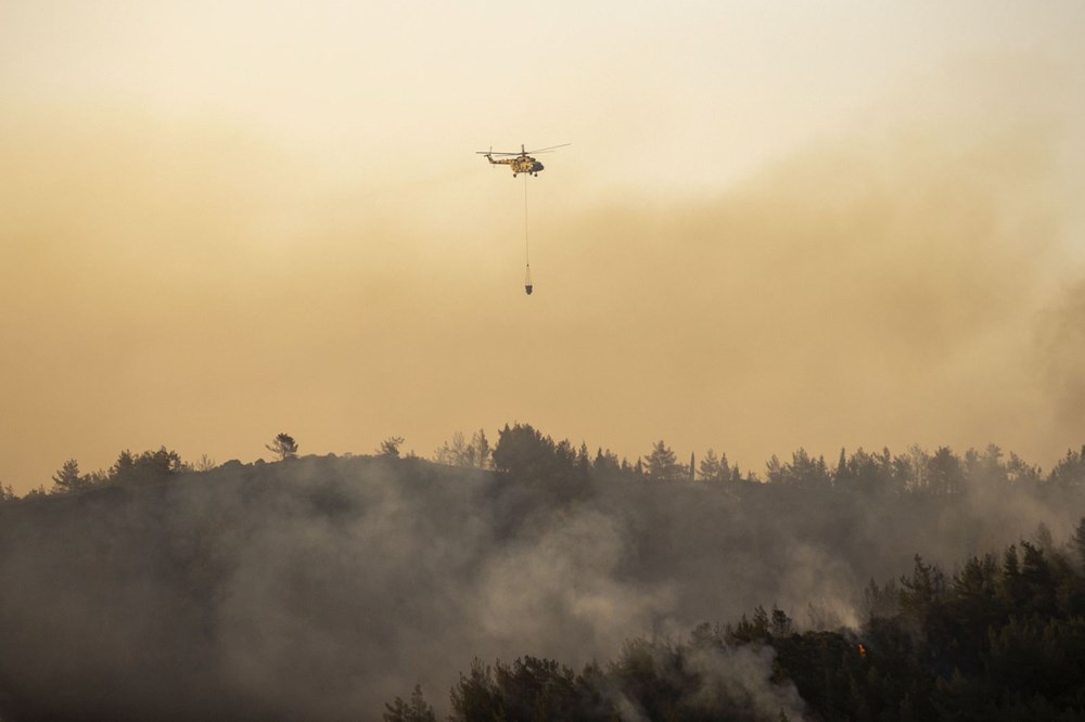 Marmaris'te orman yangını: Bakanlar son durumu açıkladı - 36