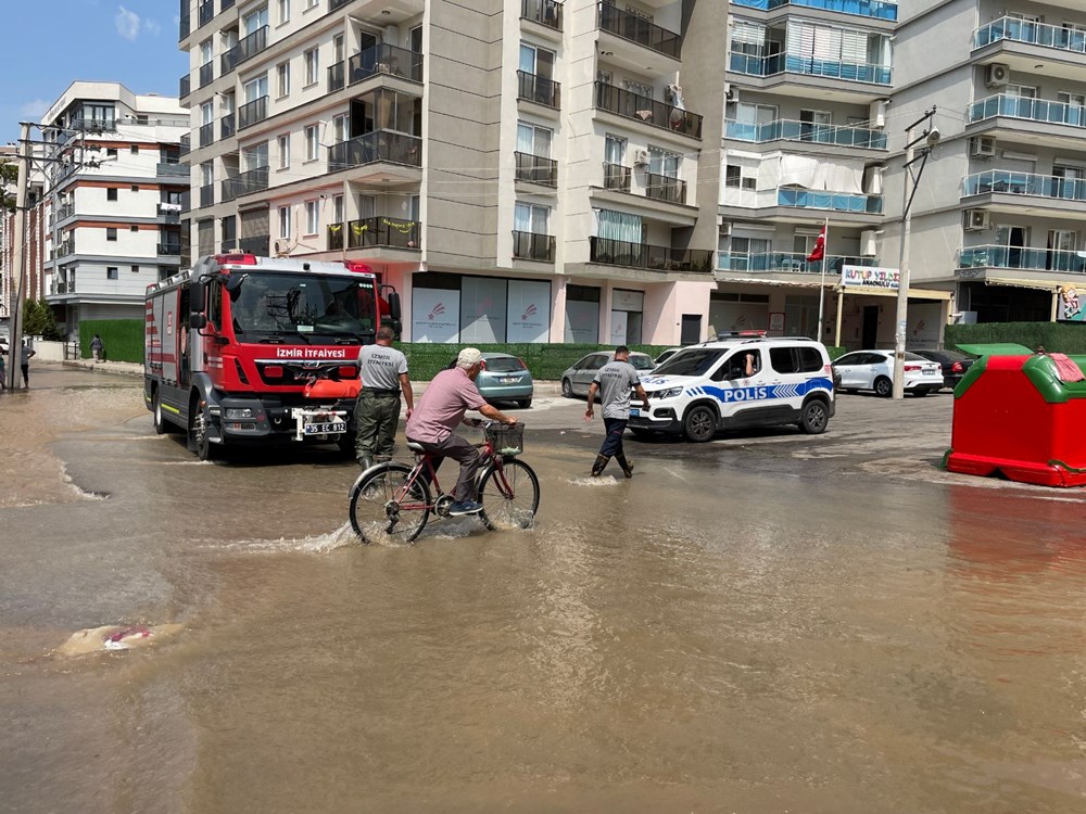 İzmir Su borusu Patlaması