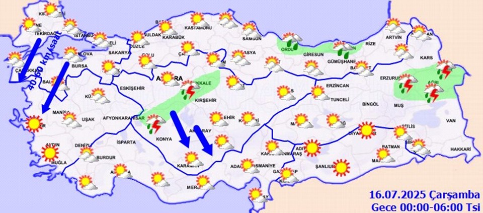 Ülke genelinde sağanak yağışı uyarısı - 4