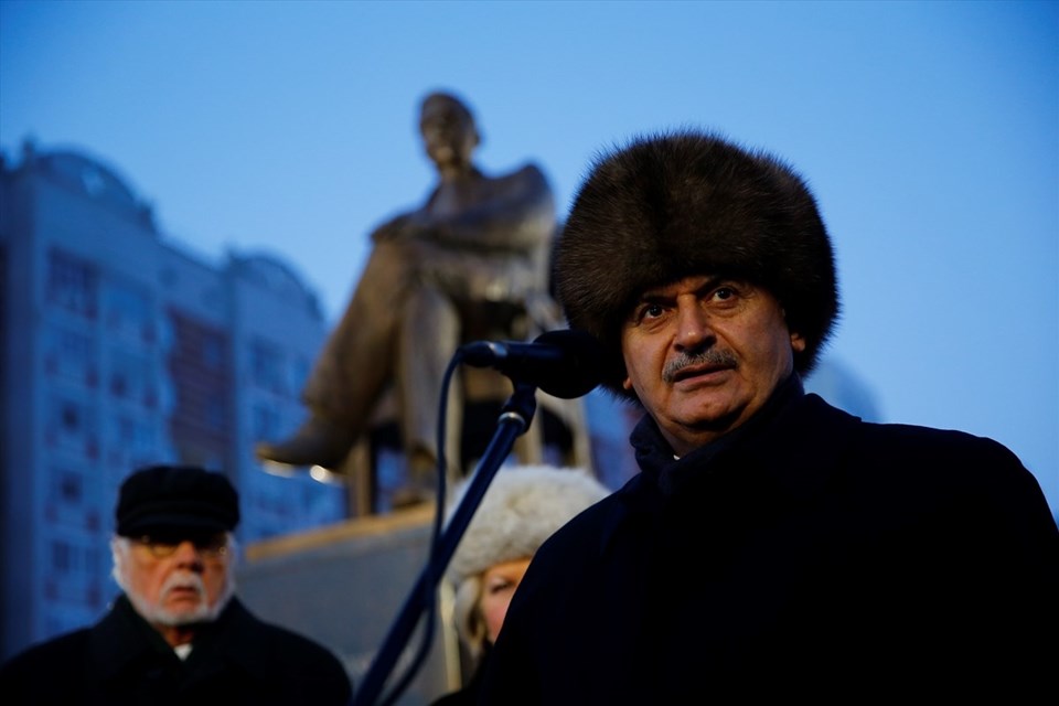 Başbakan Yıldırım Kazan'da Sadri Maksudi Arsal Anıtı'nın açılış törenine katıldı - 1