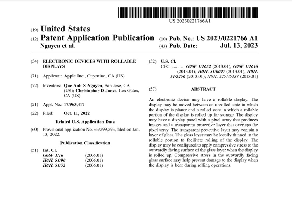 Apple yuvarlanabilir iPhone için patent aldı: Dünyada bir ilk - 1