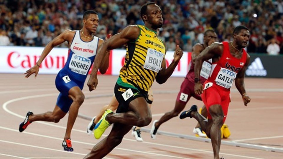 Skolyozun spora engel olmadığının kanıtı: Usain Bolt - 1