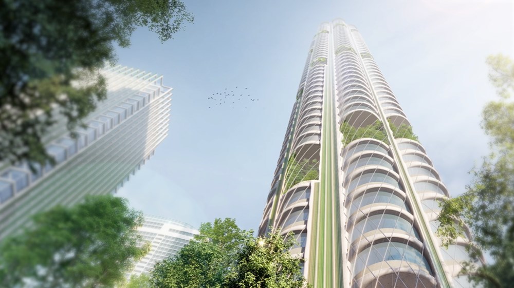 50 bin ağaca eşdeğer karbondioksiti temizleyebilen gökdelen tasarlandı - 5