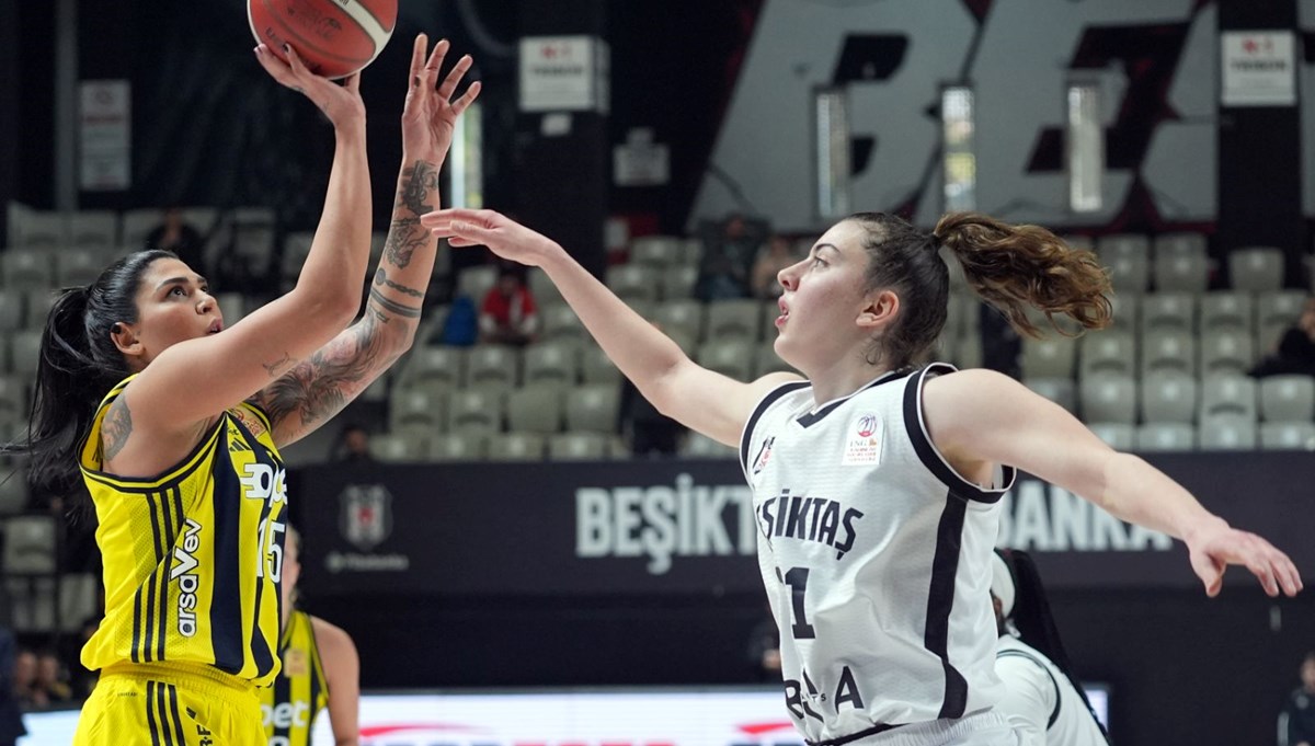 Kadınlar Basketbol Süper Ligi: Fenerbahçe, Beşiktaş'ı farklı yendi