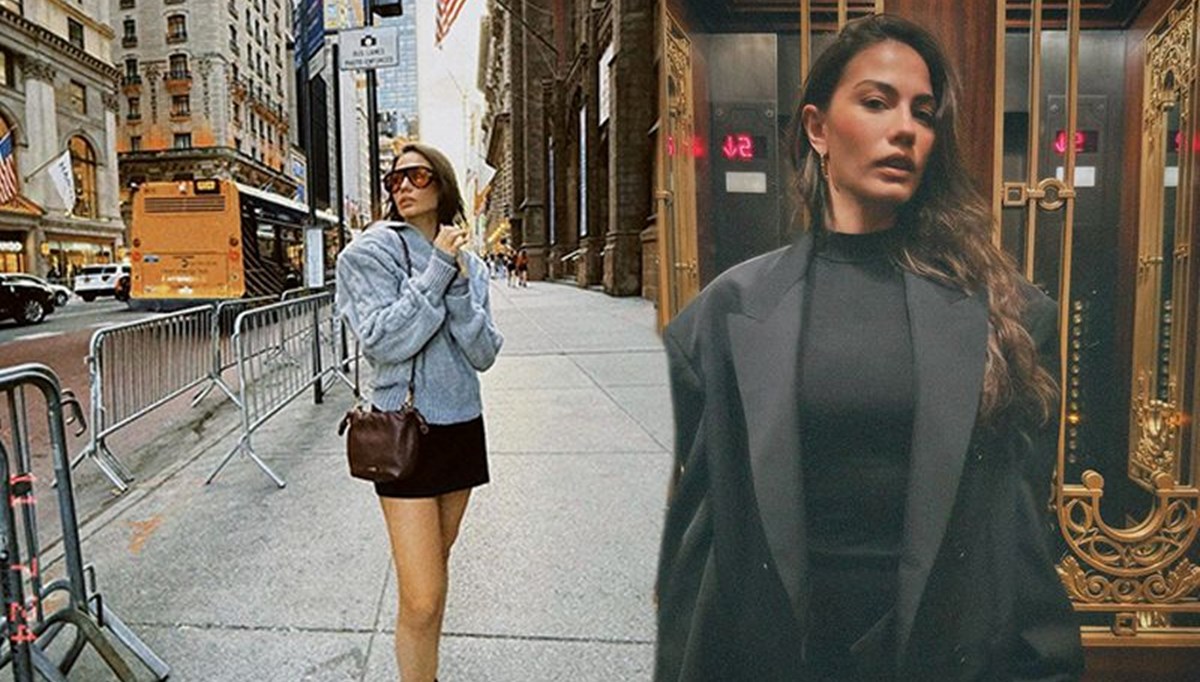 Demet Özdemir, New York pozlarıyla beğeni topladı