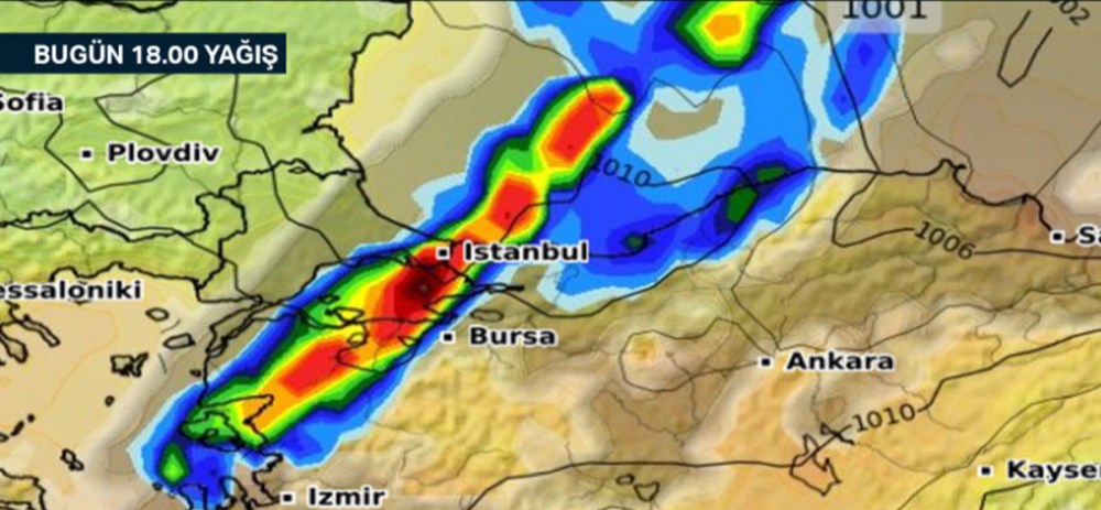 İstanbul'da şiddetli yağış bekleniyor: Saat verildi, sele ve doluya dikkat! - 5
