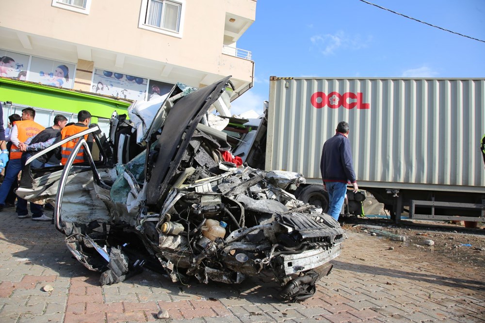 �skenderun'da feci kaza!
