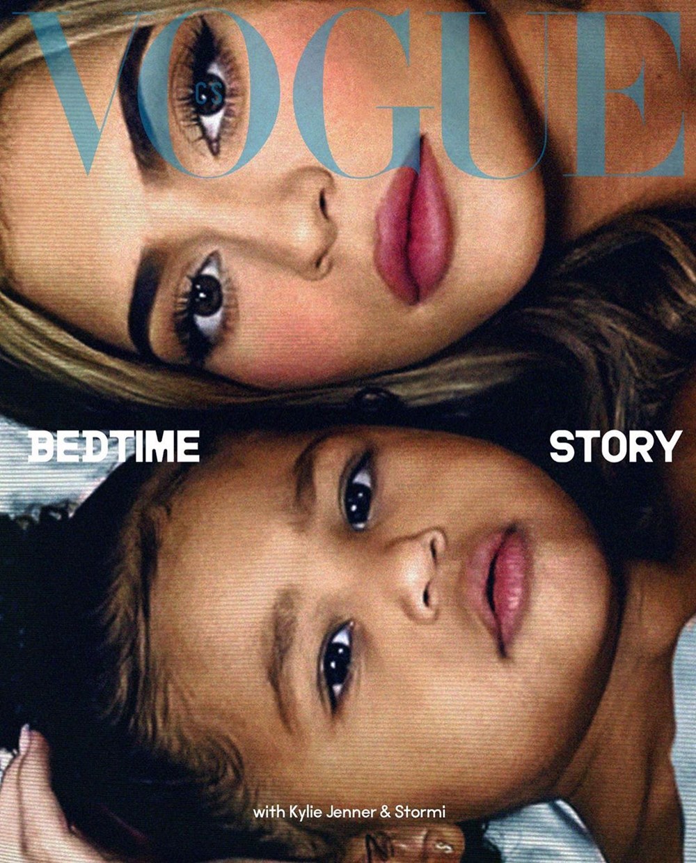 Kylie Jenner kızı Stormi ile Vogue kapağında (Karantinada çekim) - 1