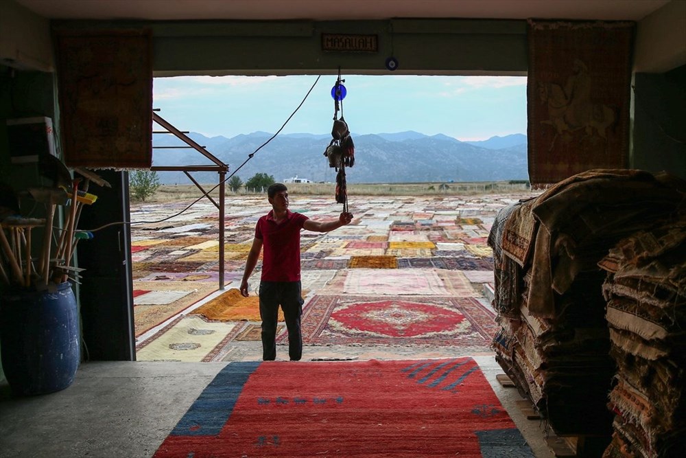 Antalya'nın rengarenk halı tarlaları - 3