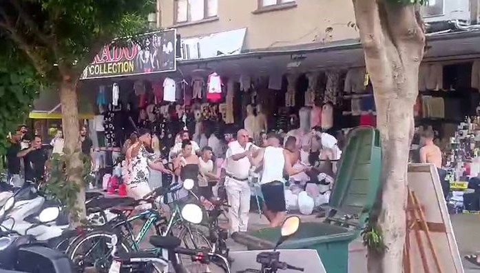 Antalya'da turist-esnaf kavgası