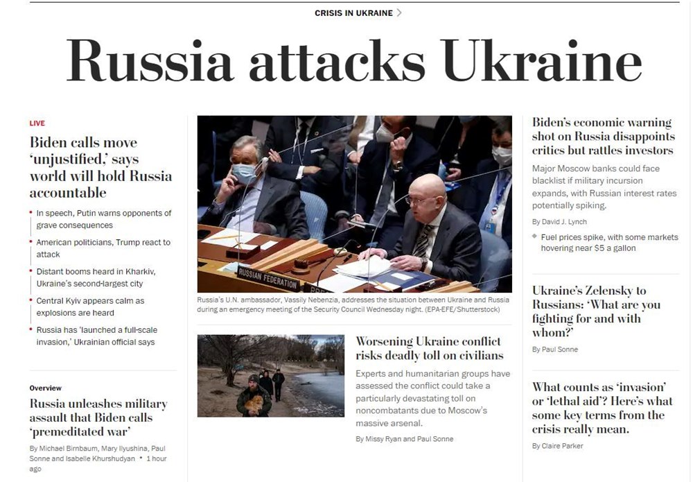 Rusya'nın Ukrayna saldırısını dünya basını nasıl gördü? - 8