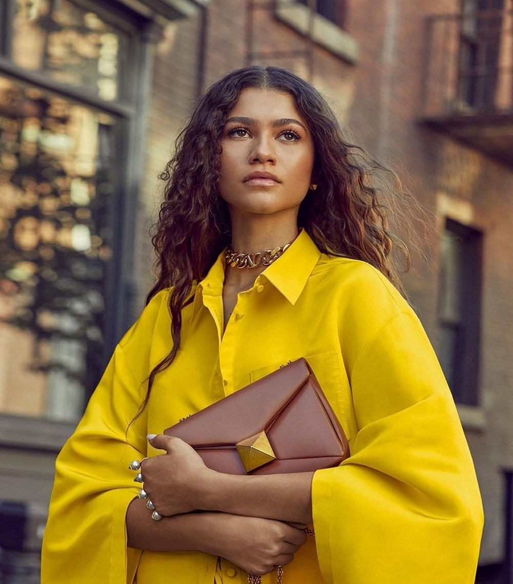 Yıldız oyuncu Zendaya moda devi için kamera karşısında - 2